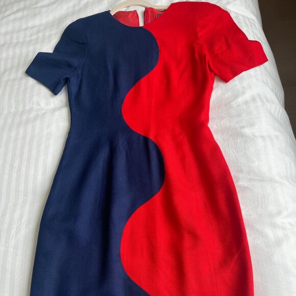 Carolina Herrera Size 2 from 1990 Linen - Picture 1 of 2